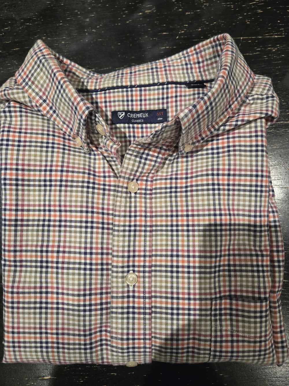 Daniel Cremieux Men's Multicolor Plaid Button-Down 3XT